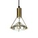 Lamp Bayerlux 2265/1 LED 5W gold 13x13x19-119 cm