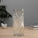 VAZA Glass "Milagros" Grace Galant, D-7cm, H-24x11 cm, transparent