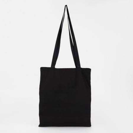 A chopper bag without a zipper, without lining, black color-1