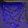 Garland “thread” 10 m with nozzles “balls 2.5 cm”, IP44, dark thread, 100 LED, glow blue, 8 modes, 220 V