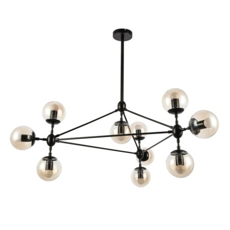 Ceiling EVOLUCE lamp. Sle154903-10. Lacotta. 10x40 watts, E27, 100x100x120 cm, black color-5