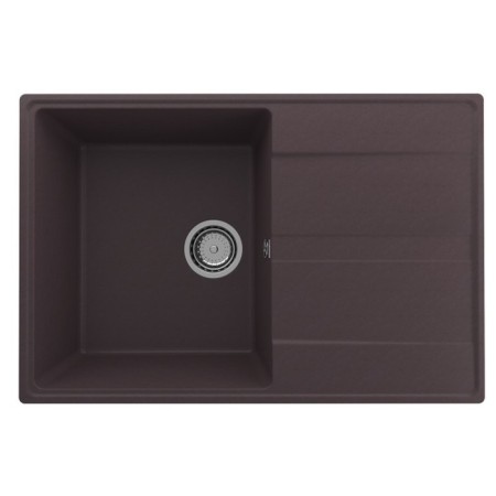 Kitchen Quartz Motor Ulgran Quartz Prima 750, 750x500 mm, color 06 Truffle