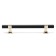 Cappio pk117 bracket handle, m/o 128 mm, black color