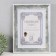 Photo frame Plastic format A4 "Norway" gray, white stroke 36.6x28 cm