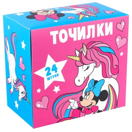 Plastic rectangular sharpener, Minnie Mouse-1