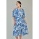 Women's dress, size 64, blue color