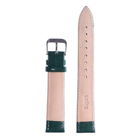 Bugert watch strap 18 mm, genuine leather, l = 20 cm, dark green-2