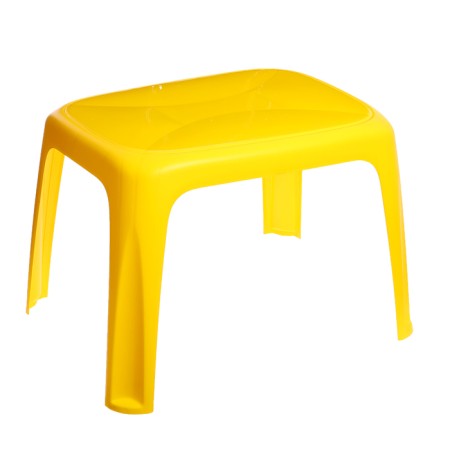 Children's table, yellow