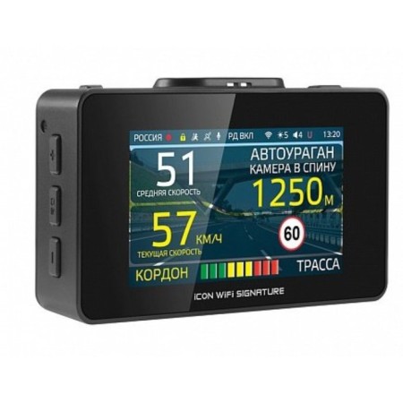 DVR + radar detector IBOX ICon WiFi Signature, GPS 1920x1080, Magnet-2