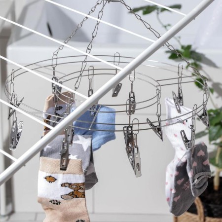 Sushilka for linen suspended share "Style", 31 × 31 cm, 15 clothespins-1