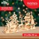 New Year's blanks for creativity. Decoration for the house "New Year! Deer harness "