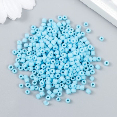 Beads "Zlatka" 08/0, 3 mm, 10 g 0043M Blue-1