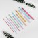 A set of hooks for knitting, d = 2-8 mm, 14.5 cm, 12 pcs, color colorful color