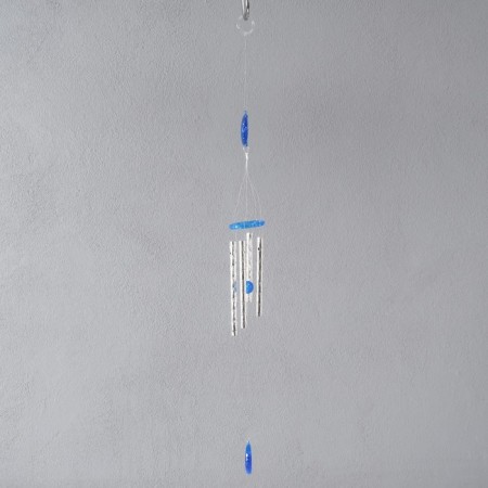 Wind music plastic "Month" 4 pipes 40 cm-1