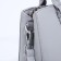 Lightning tout bag, outer pocket, long belt, gray color