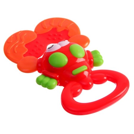 The rattle "Krabik" with elastic elements, Baby me-4