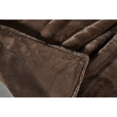 Richard blanket, size 210x230 cm, chocolate color-4