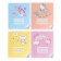 Notebook 12 sheets in the Hello Kitty+Kuromi line, cardboard cover, additional PVC cover, block 60 g/m2, mix