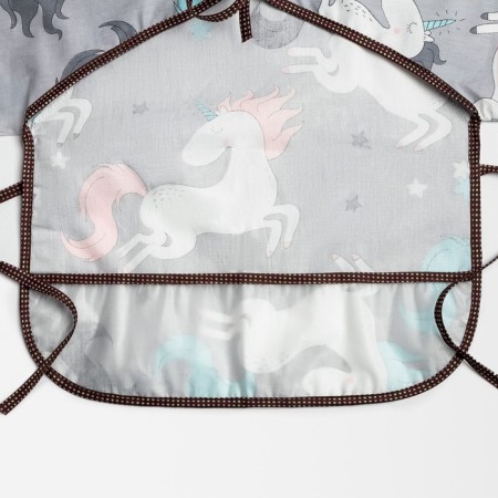 Apron Children's Ethel "Unicorn", col. Gray, height 90-105 cm-5