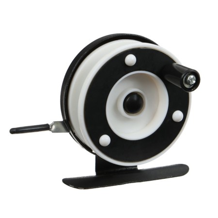 Inertial coil, metal plastic, diameter 5.7 cm, black white color, 601a-5