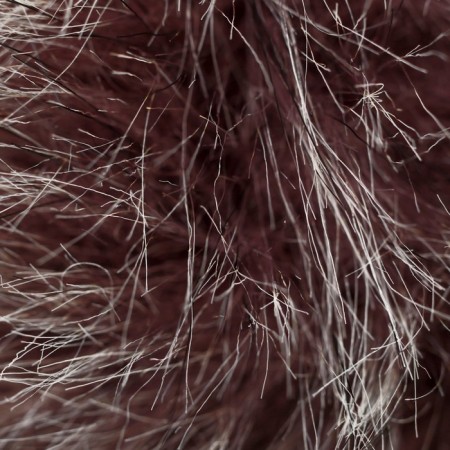 Pompon Artificial fur "Chernoburka" d = 13 cm-1