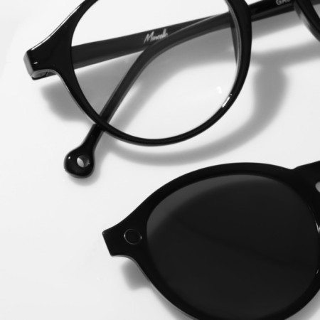 Glasses with a clipon (Clip-on) GA0414 (Color: C3 Black; Diopter: +3; Toning: Black)-7