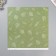 Scrapbooking paper "Green leaves" density 180 grams set 5 pcs 30.5x32 cm
