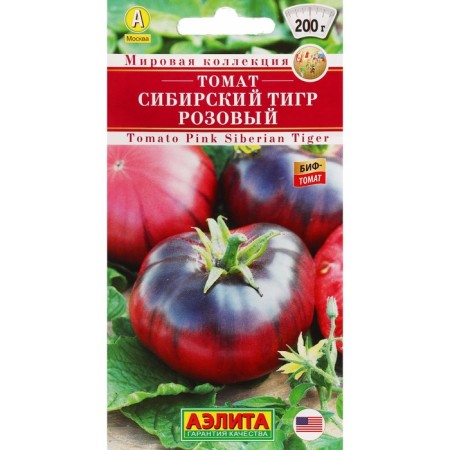 Siberian tiger tomato seeds, pink, c/p, 0.2 g