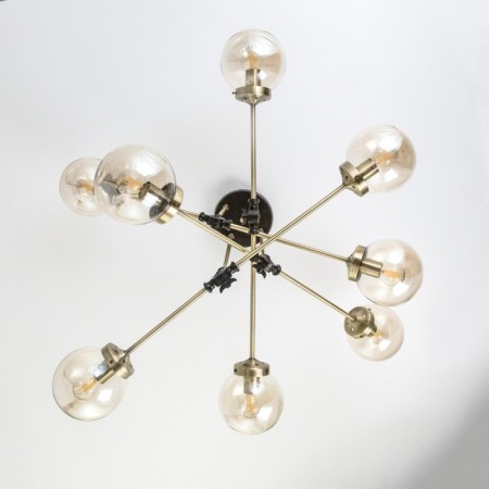 Cutilux Cutilux chandelier CL105185 85x85x50 cm, 5x40W, E14, brown color-9