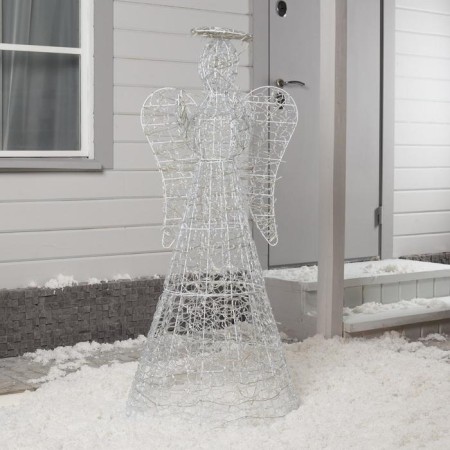 LED figure "Angel" 65 × 140 × 65 cm, metal, 31 V, flicker, glow warm white-1