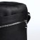 Male bag with lightning, black color
