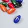 Beads for creativity Plastic "Stone-row" set 10 pcs mix 1.4x1.4x2.5 cm