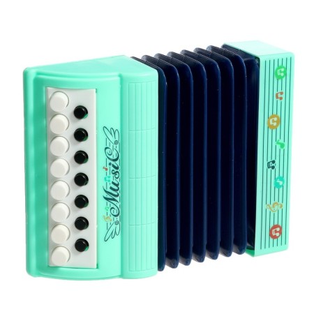 Musical toy A accordion "Musical Explosion", 13 keys, works on batteries, MIX color-7