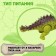 Dinosaur "Ankylosaur" works on batteries, light and sound effects, green color