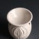 Aroma lamp ceramics "Foliage" White 8.9x8.9x9.3 cm