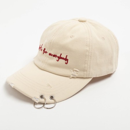 Children's cap "Art is for EVERYBODY" minku beige color, size 48-50