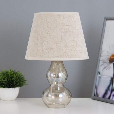 Babena table lamp E27 40W Beige 21x21x33cm Risalux