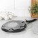 Slot "Personnel", D = 23 cm, plastic handle, anti -stick coating, black color