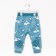 Pants are children, the color is dark turquoise, height 68 cm