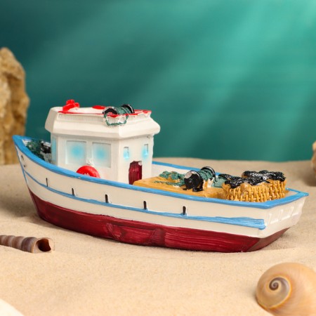 Souvenir ship "Fisherman" 20*8*7cm-6