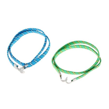 Torso luggage gum, 100 cm, d1.75 mm, metal hooks, mix, set 2 pcs-3