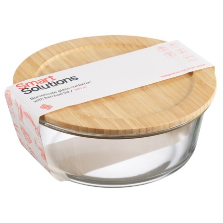 Smart Solutions baking and storage container, bamboo cover, 1300 ml-6