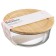 Smart Solutions baking and storage container, bamboo cover, 1300 ml