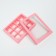 Box for sweets, 12 pcs, pink, 19 x 15 x 3.5 cm