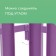 Decorative fence, 25 × 170 cm, 5 sections, plastic, lilac, "wonderful garden"