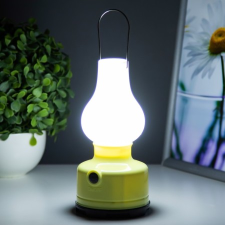 Table lamp "Kerosin lamp" LED 2W from the batteries mix 8x8x17 cm Risalux-3