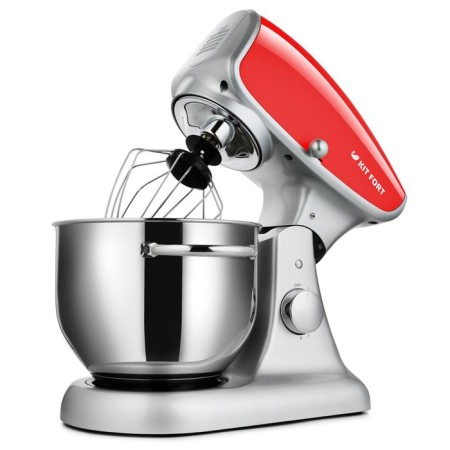 Mixer KitFort KT-1336-3, planetary, 1000 watts, 5 l, 8 speeds, red