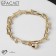Bracelet Metal "Chain" sphere, color gold, l = 22 cm