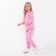 Costume (jumper, trousers) Children's launch, pink color, height 110 cm