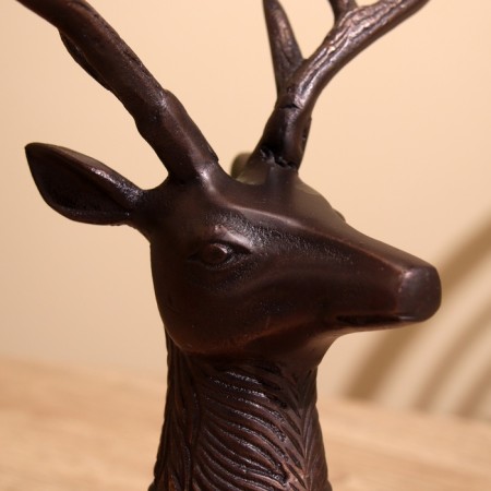 Summary for 4 candles "deer" aluminum 26x13x30 cm-8
